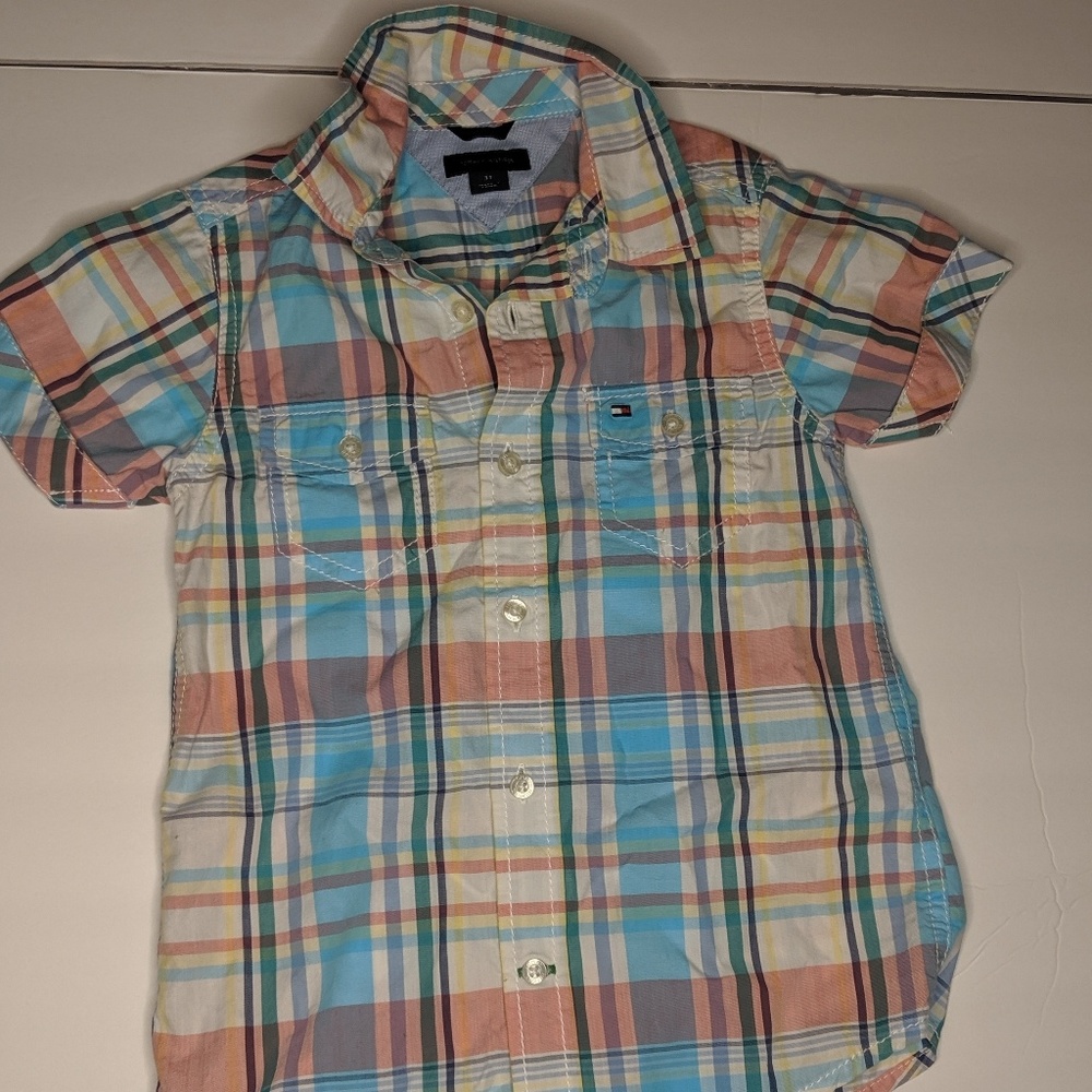 TOMMY HILFIGER Button Up Shirt Size 3T